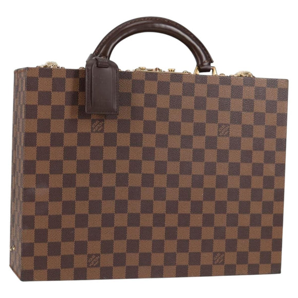 LOUIS VUITTON Damier Ebene Boite Bijou Jewelry Box SPO LV Auth 135955SV