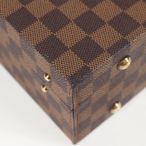 LOUIS VUITTON Damier Ebene Boite Bijou Jewelry Box SPO LV Auth 135955SV