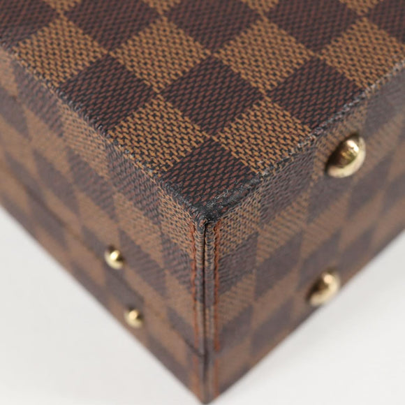 LOUIS VUITTON Damier Ebene Boite Bijou Jewelry Box SPO LV Auth 135955SV