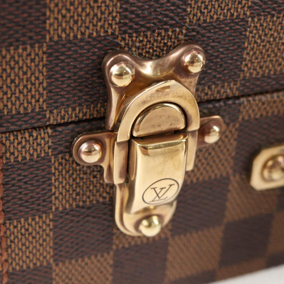 LOUIS VUITTON Damier Ebene Boite Bijou Jewelry Box SPO LV Auth 135955SV
