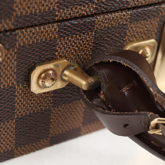 LOUIS VUITTON Damier Ebene Boite Bijou Jewelry Box SPO LV Auth 135955SV