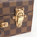 LOUIS VUITTON Damier Ebene Boite Bijou Jewelry Box SPO LV Auth 135955SV-21