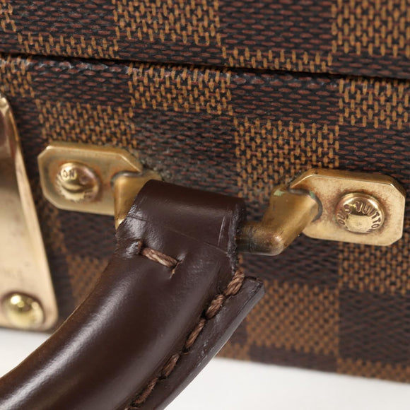 LOUIS VUITTON Damier Ebene Boite Bijou Jewelry Box SPO LV Auth 135955SV