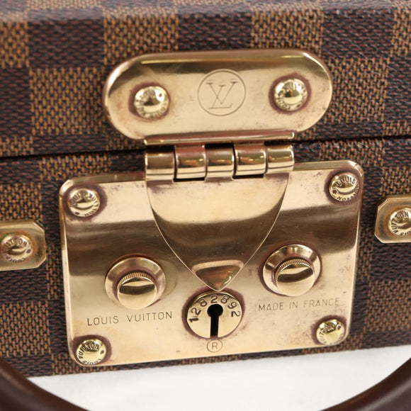 LOUIS VUITTON Damier Ebene Boite Bijou Jewelry Box SPO LV Auth 135955SV