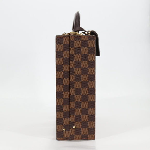LOUIS VUITTON Damier Ebene Boite Bijou Jewelry Box SPO LV Auth 135955SV