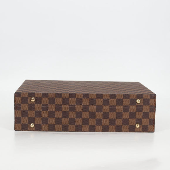 LOUIS VUITTON Damier Ebene Boite Bijou Jewelry Box SPO LV Auth 135955SV