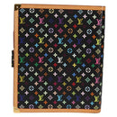 LOUIS VUITTON Multicolor Agenda GM Day Planner Cover Black R20893 Auth 135956V-2