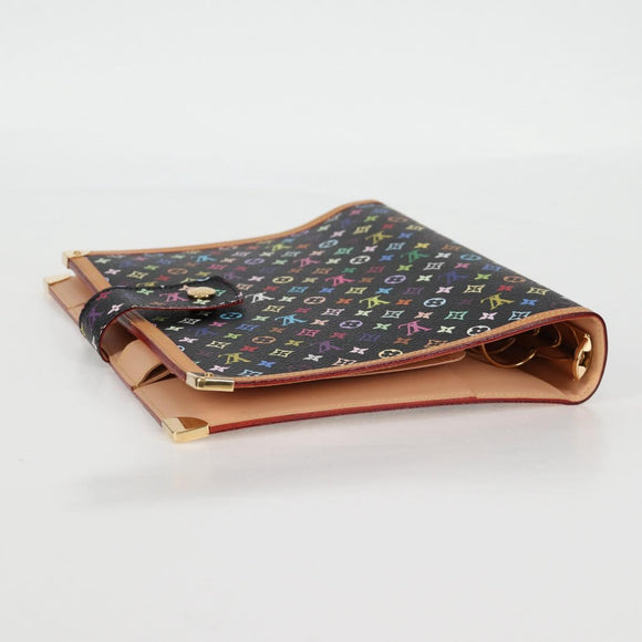LOUIS VUITTON Multicolor Agenda GM Day Planner Cover Black R20893 Auth 135956V