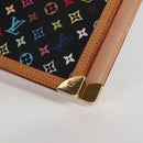 LOUIS VUITTON Multicolor Agenda GM Day Planner Cover Black R20893 Auth 135956V-14