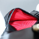 CELINE Compact Wallet Leather Black Auth 135968-19