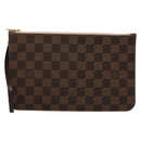 LOUIS VUITTON Damier Ebene Neverfull MM Pouch LV Auth 135978-13