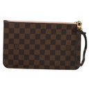 LOUIS VUITTON Damier Ebene Neverfull MM Pouch LV Auth 135978-2