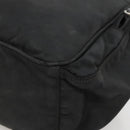 PRADA Shoulder Bag Nylon Black Silver Auth 135983-9