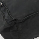 PRADA Shoulder Bag Nylon Black Silver Auth 135983-14