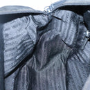 PRADA Shoulder Bag Nylon Black Silver Auth 135983-20