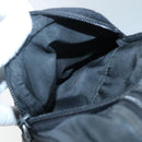 PRADA Shoulder Bag Nylon Black Silver Auth 135983-22