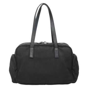 PRADA Shoulder Bag Nylon Black Silver Auth 135983 - 0