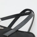 PRADA Shoulder Bag Nylon Black Silver Auth 135983-8
