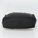 PRADA Shoulder Bag Nylon Black Silver Auth 135983-5