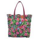 PRADA Tote Bag Nylon Multicolor Silver Auth 135984-13