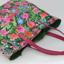 PRADA Tote Bag Nylon Multicolor Silver Auth 135984-6