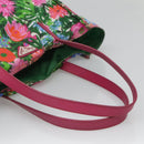 PRADA Tote Bag Nylon Multicolor Silver Auth 135984-7