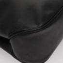 Salvatore Ferragamo Vala Shoulder Bag Enamel Black Gold Auth 135986-9