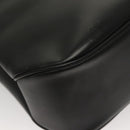 Salvatore Ferragamo Vala Shoulder Bag Enamel Black Gold Auth 135986-15