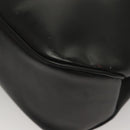 Salvatore Ferragamo Vala Shoulder Bag Enamel Black Gold Auth 135986-16