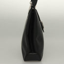 Salvatore Ferragamo Vala Shoulder Bag Enamel Black Gold Auth 135986-4