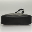 Salvatore Ferragamo Vala Shoulder Bag Enamel Black Gold Auth 135986-5