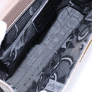 Salvatore Ferragamo Gancini Shoulder Bag Leather Brown Silver Auth 135987-11