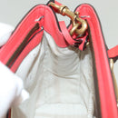 GUCCI Hand Bag Enamel 2way Red Gold 371925 Auth 135992-17