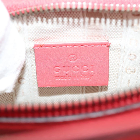 GUCCI Hand Bag Enamel 2way Red Gold 371925 Auth 135992