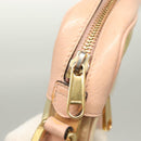 GUCCI Web Sherry Line Shoulder Bag Vinyl Clear Red Green 517350 Auth 135994-10