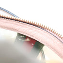 GUCCI Web Sherry Line Shoulder Bag Vinyl Clear Red Green 517350 Auth 135994-12