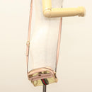 GUCCI Web Sherry Line Shoulder Bag Vinyl Clear Red Green 517350 Auth 135994-23