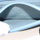 CHANEL Matelasse Chain Shoulder Bag Enamel Leather Green CC Auth 135999-11