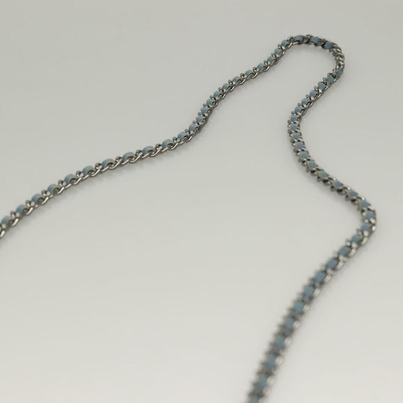 CHANEL Matelasse Chain Shoulder Bag Enamel Leather Green CC Auth 135999