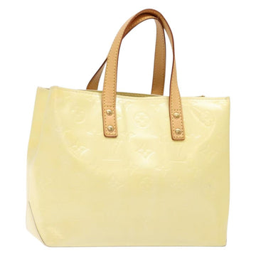 LOUIS VUITTON Monogram Vernis Reade PM Hand Bag Perle M91336 LV Auth 136003