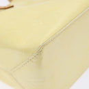 LOUIS VUITTON Monogram Vernis Reade PM Hand Bag Perle M91336 LV Auth 136003-15