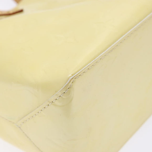 LOUIS VUITTON Monogram Vernis Reade PM Hand Bag Perle M91336 LV Auth 136003