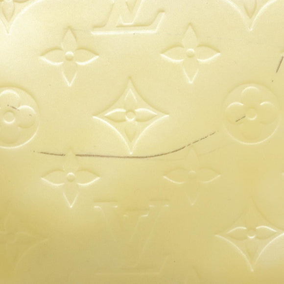 LOUIS VUITTON Monogram Vernis Reade PM Hand Bag Perle M91336 LV Auth 136003