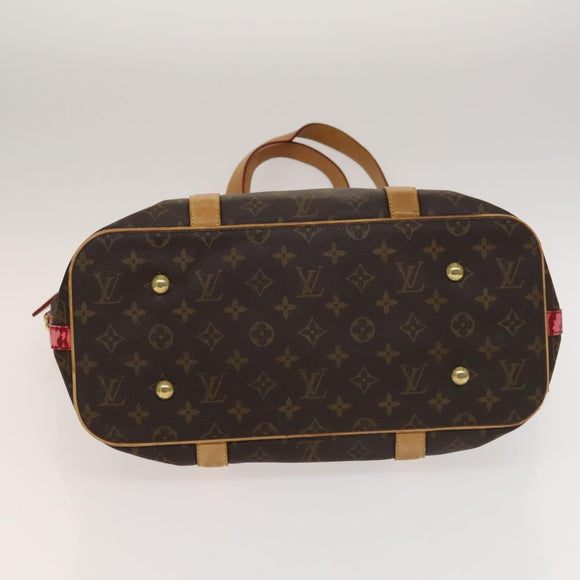 LOUIS VUITTON Monogram Ruby Sarina MM Tote Bag Red M95611 LV Auth 136007