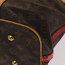 LOUIS VUITTON Monogram Ruby Sarina MM Tote Bag Red M95611 LV Auth 136007-17