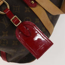 LOUIS VUITTON Monogram Ruby Sarina MM Tote Bag Red M95611 LV Auth 136007-18