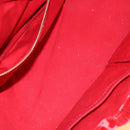 LOUIS VUITTON Monogram Ruby Sarina MM Tote Bag Red M95611 LV Auth 136007-11