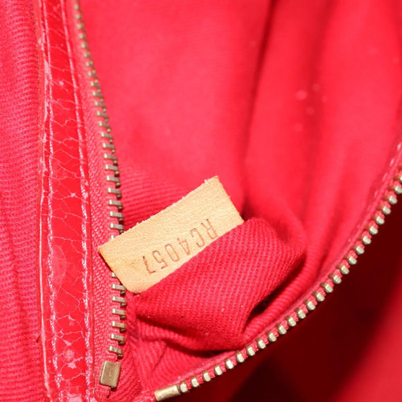LOUIS VUITTON Monogram Ruby Sarina MM Tote Bag Red M95611 LV Auth 136007