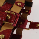 LOUIS VUITTON Monogram Ruby Sarina MM Tote Bag Red M95611 LV Auth 136007-7