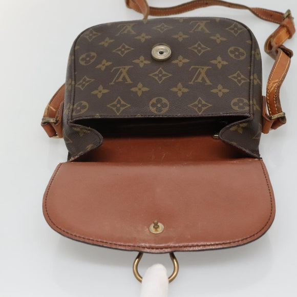 LOUIS VUITTON Monogram Monogram Saint Cloud MM Shoulder Bag M51243 Auth 136010